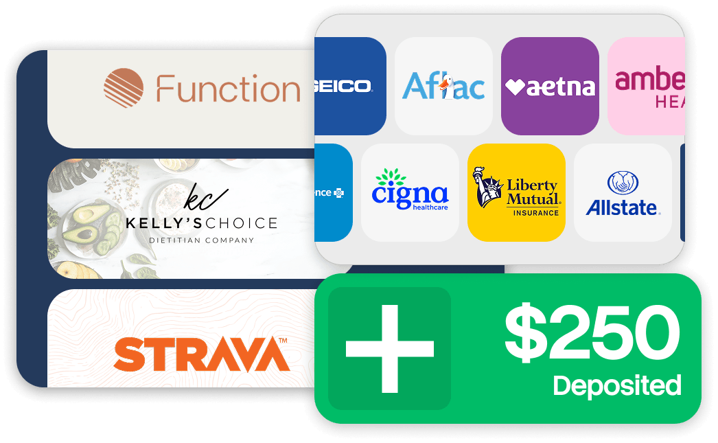 Personalized benefit marketplace and funded Enrichly Health card